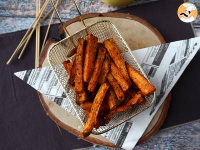 Zoete aardappelfrietjes in de Air Fryer, voor een knapperig, kauwbaar resultaat! - foto 2