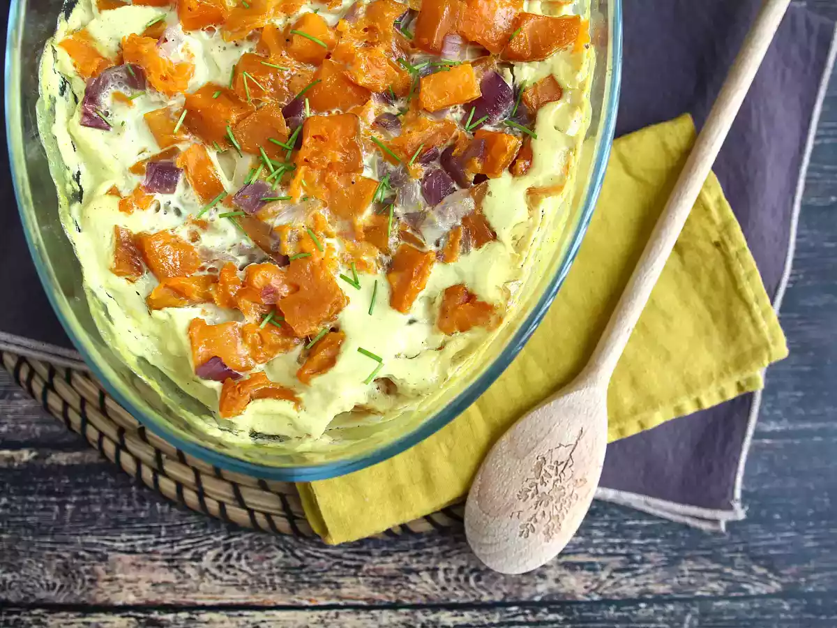 Zoete aardappelgratin met kokosmelk en kerrie - foto 3