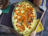 Zoete aardappelgratin met kokosmelk en kerrie, foto 3
