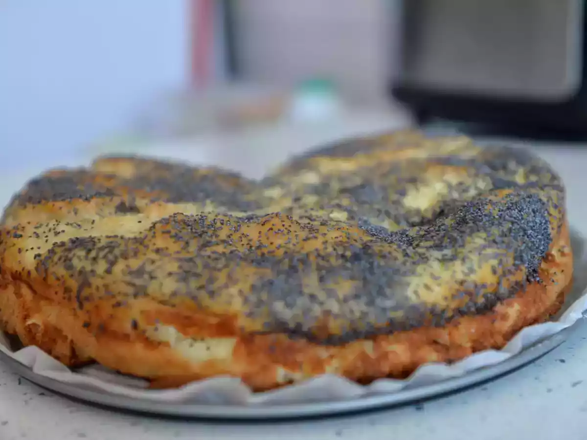 Zoete kaas en yoghurt taart met maanzaadkorst - foto 2