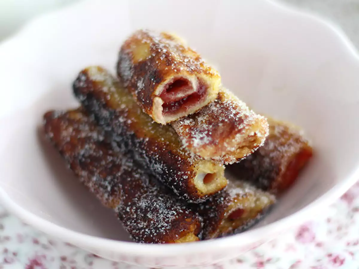 Zoete wraps van casinobrood met jam - foto 2